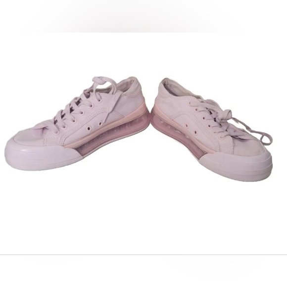 SHOES 53045 Sneak' Air Unisex Size Pink Low Top Translucent Sole Sneaker… - Picture 4 of 6